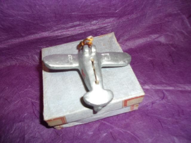 戦前 航空機型土鈴神風(超珍品)「 TOKYOーLONDON 記録飛行」趣味の会