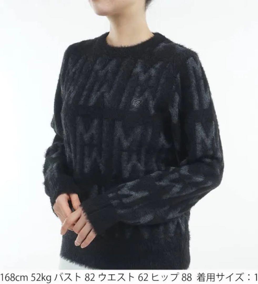 MASTER BUNNY マスターバニー レディース Mロゴニット 黒