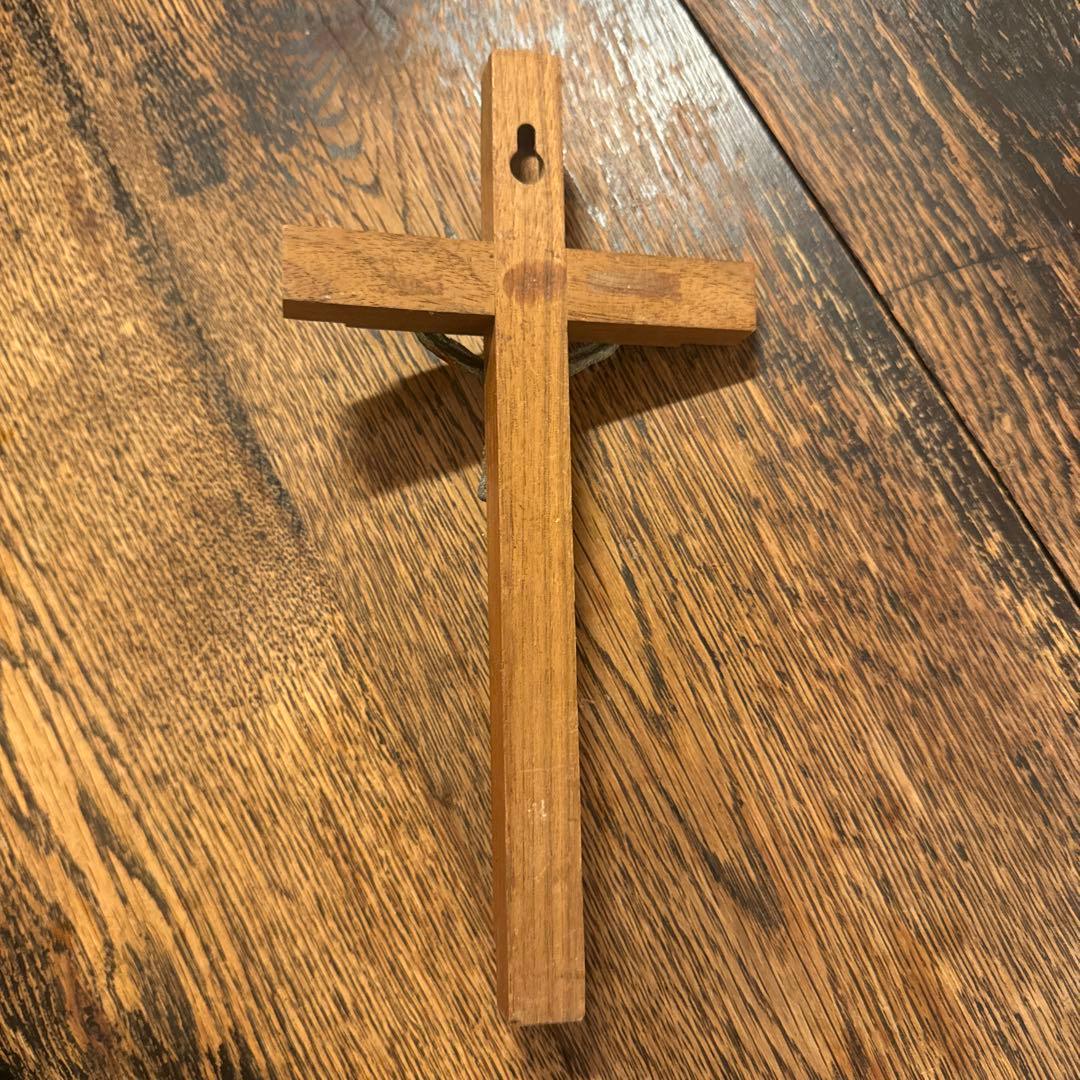 本物アンティーク 十字架 イエス・キリスト像