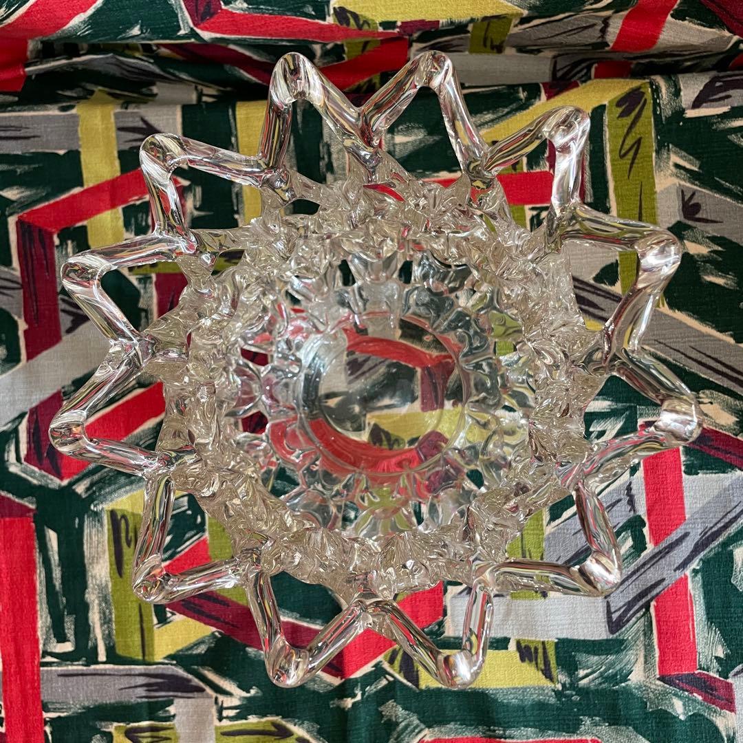 芸術品！50's〜アメリカンアンティーク　ガラスアート置物　ミッドセンチュリー