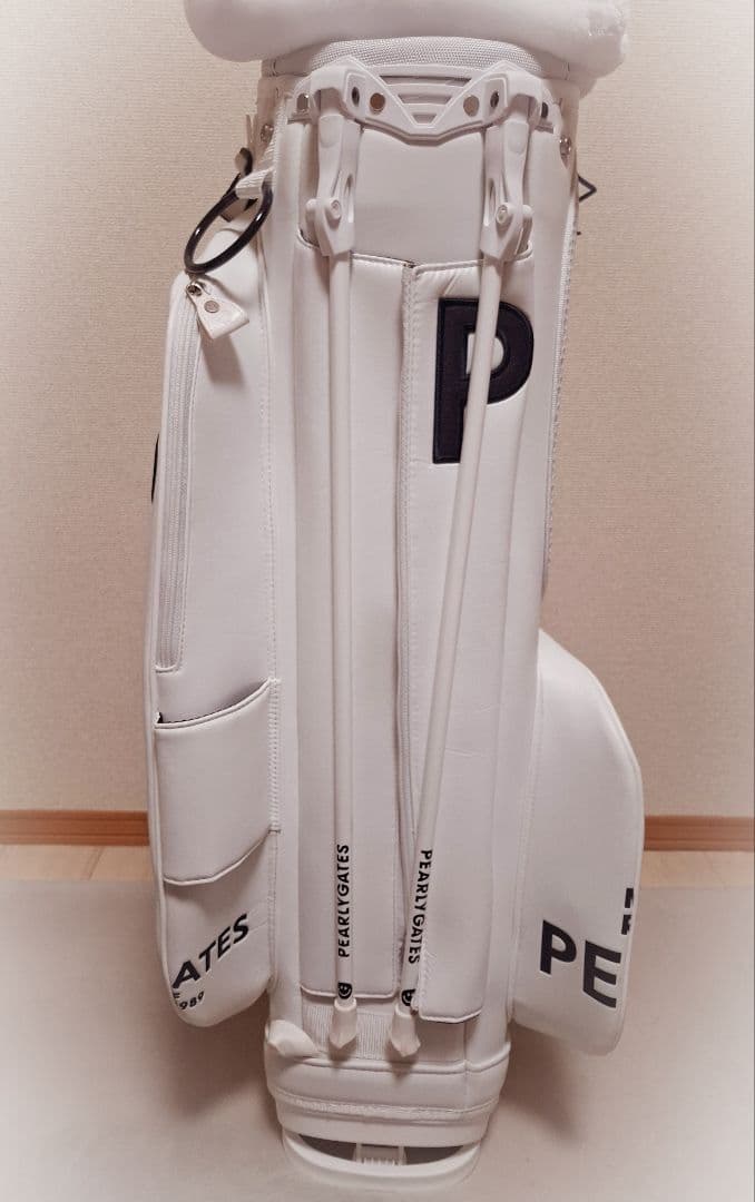 PEARLY GATES キャディバッグ ホワイト