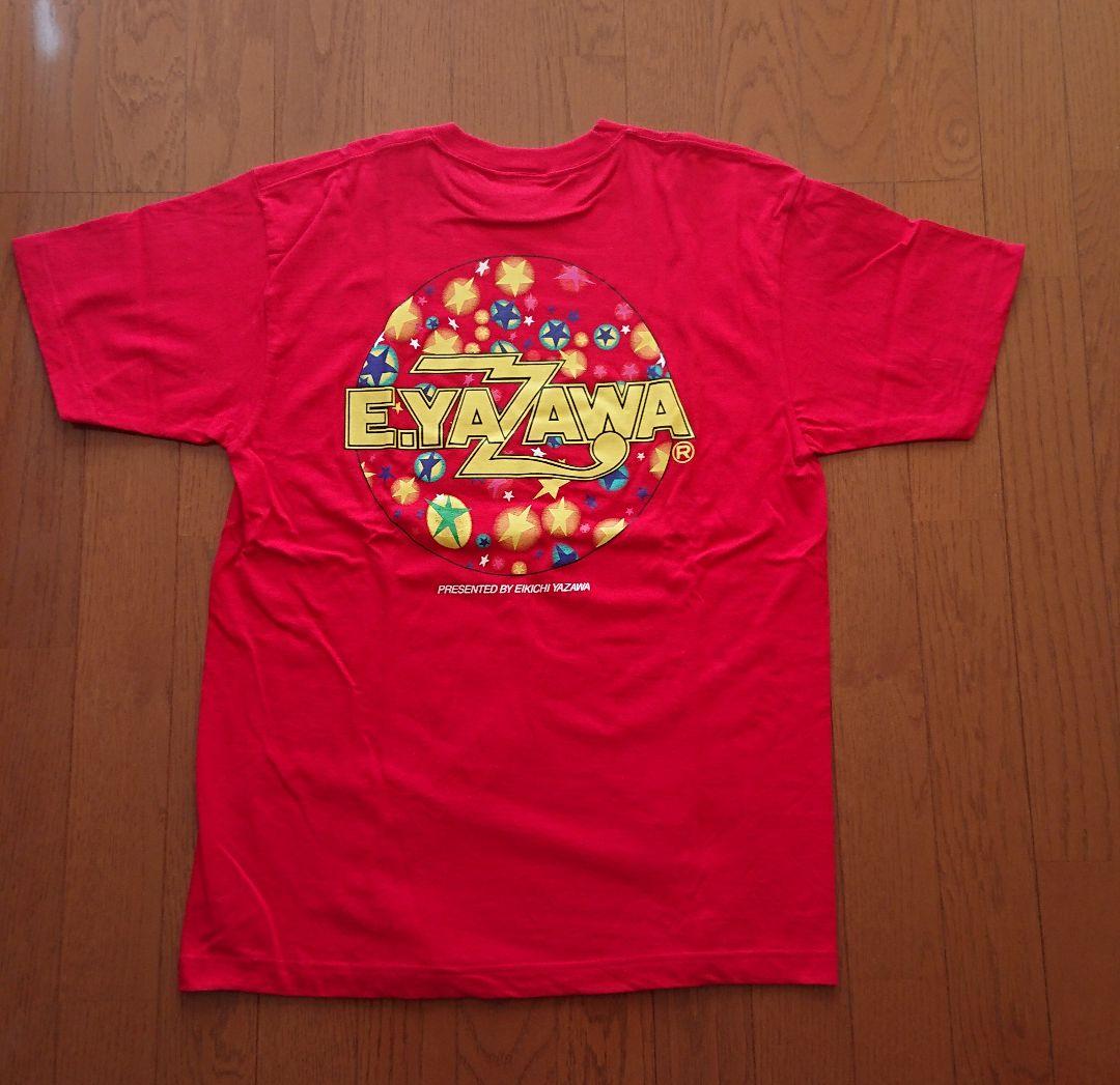 矢沢永吉 Tシャツ 初期 レインボー バックプリント！赤バージョン 新品未使用