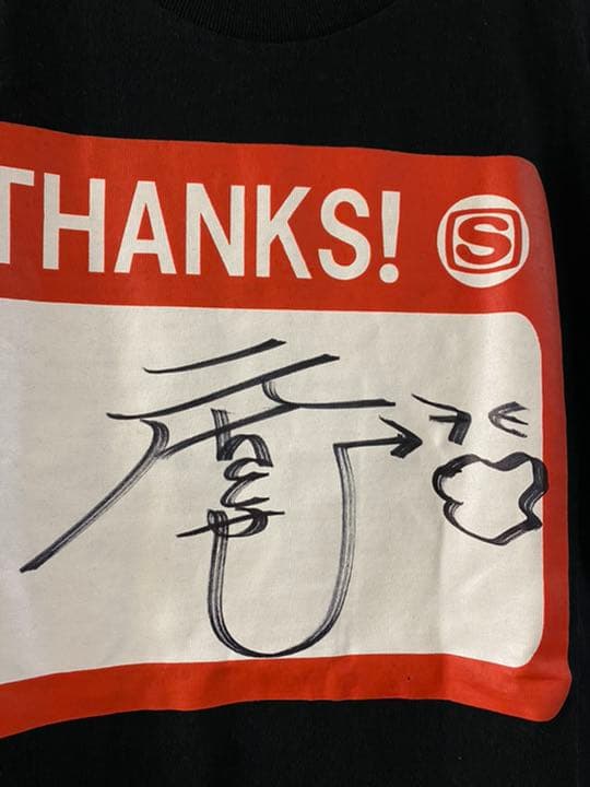 未使用品 元ちとせ 直筆サイン入りTシャツ サイズ150 スペースシャワーTV