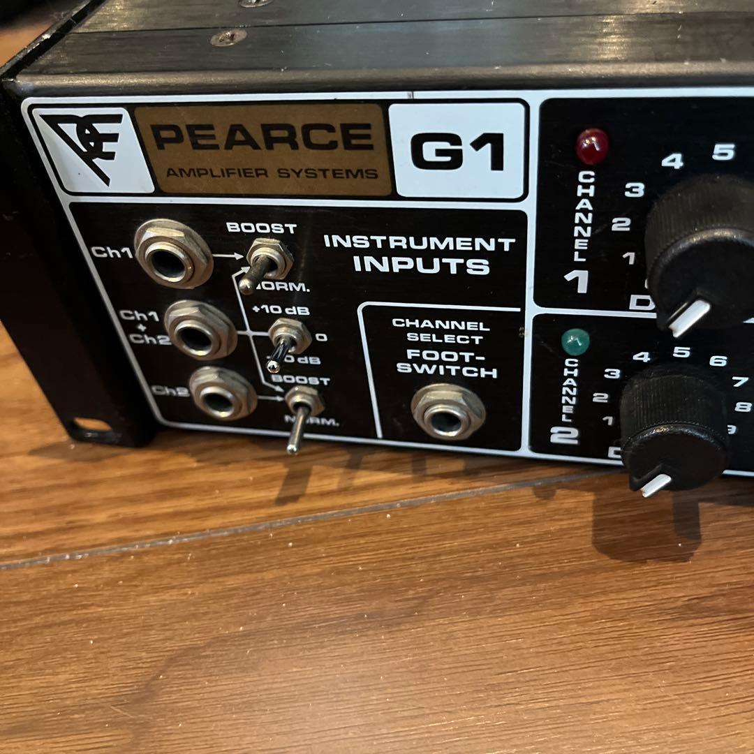 PEARCE G1 ギタープリアンプ フットスイッチ付き