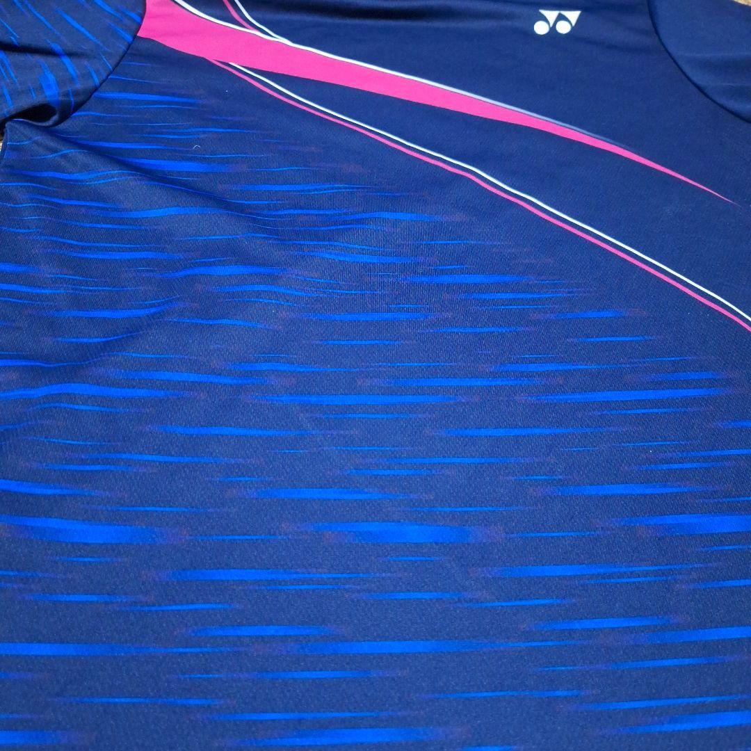 美品、希少XL(O)ヨネックス奈良岡選手着用モデルゲームシャツ10410