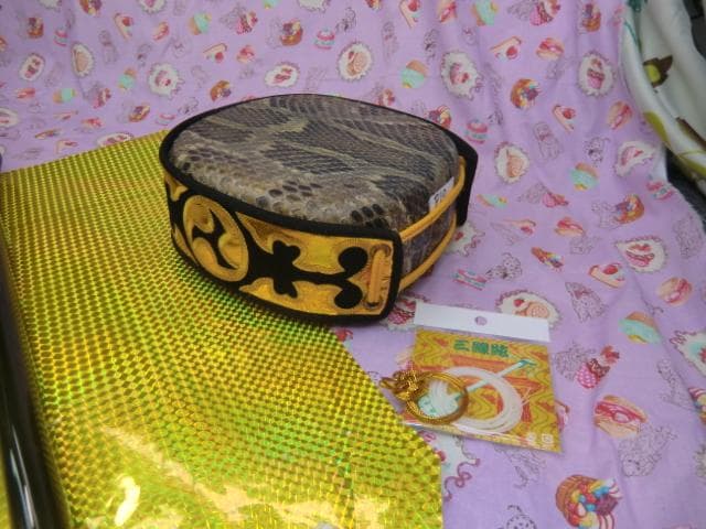 P10現品販売(送料無料)25.980円　沖縄三線　蛇皮強化張組み立てキット