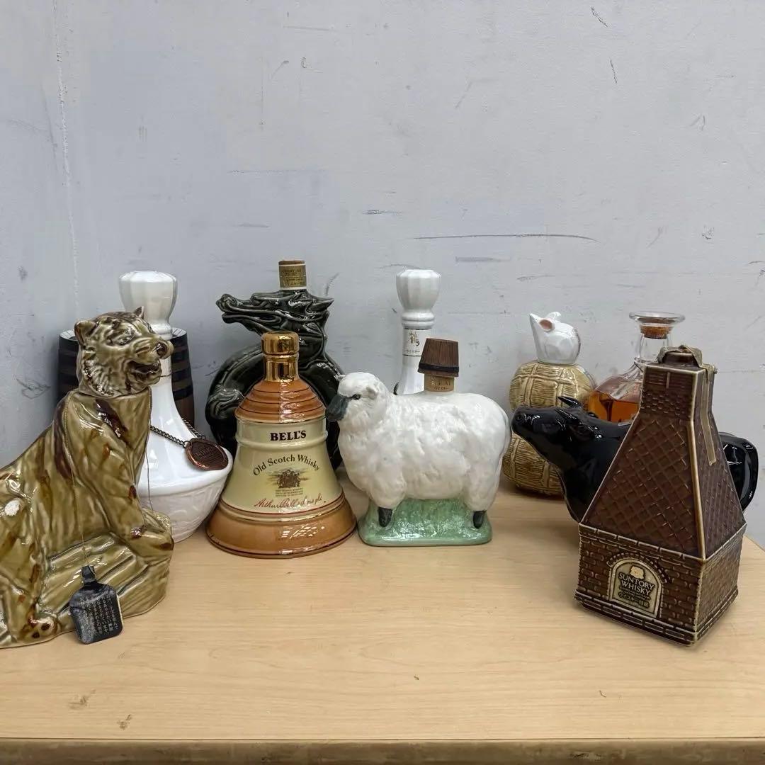 E*3様 ￼TG80ウイスキー 陶器ボトル デキャンタ 7本 まとめ売り