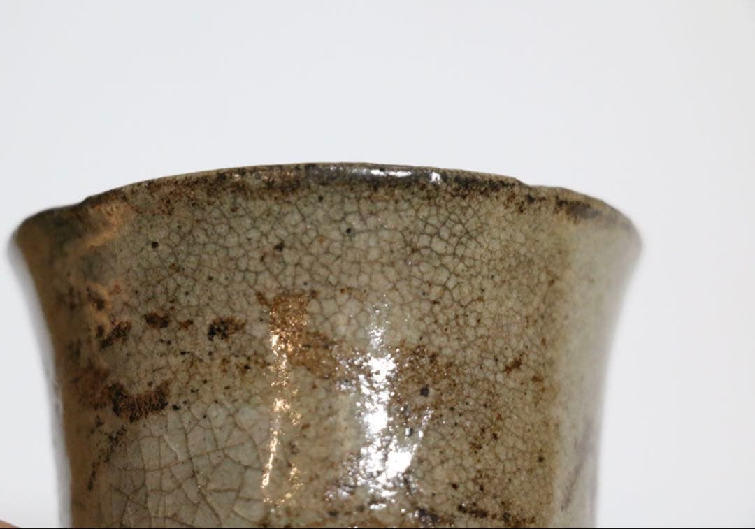 古唐津　ぐい呑み　桃山時代