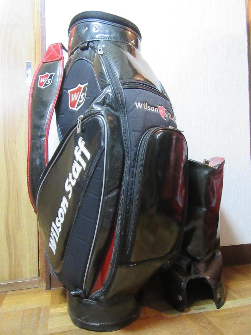 ★ウイルソン★Wilson　Staff★キャディ-バック★黒/赤★