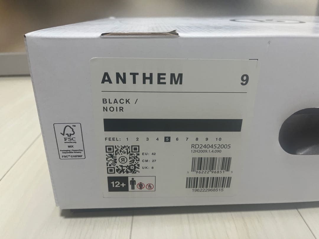 RIDE ANTHEM 24-25 27cm 新品