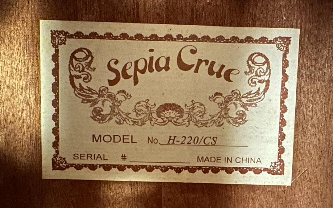 セピアクルー sepia crue ハミングバード　H-220　エレアコ仕様レア
