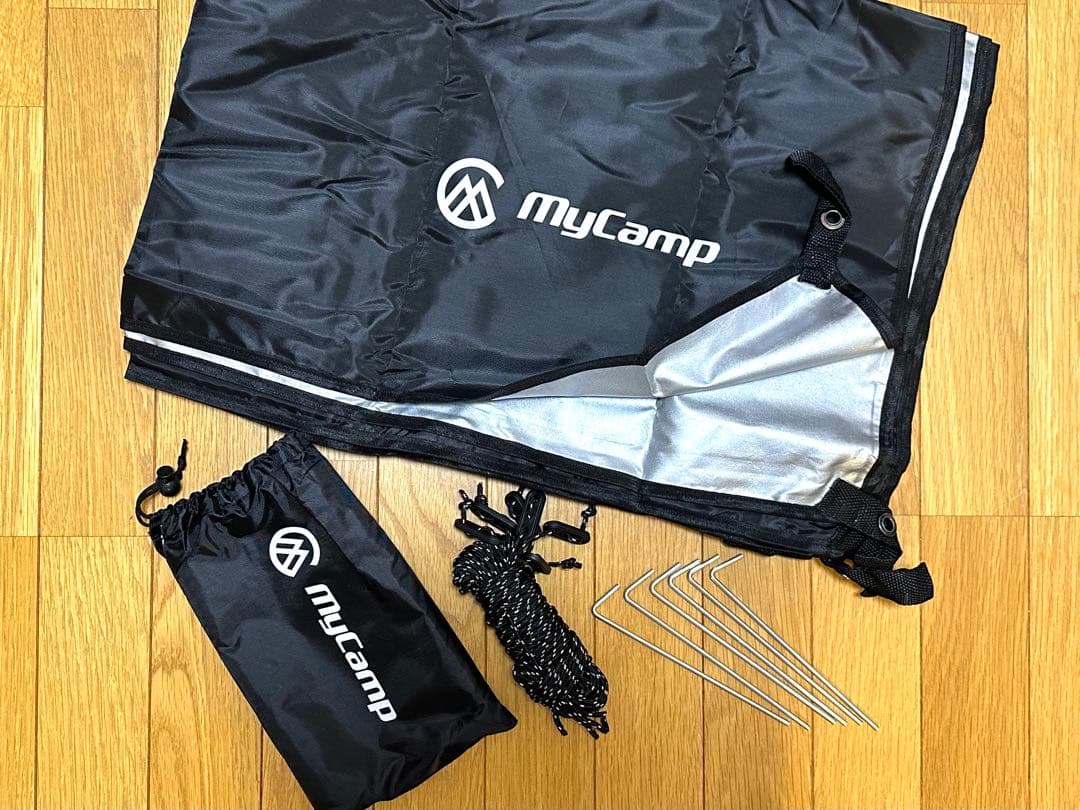 【未使用】TOMOUNT パップテント 軍幕　ベージュ/グランドシート付き