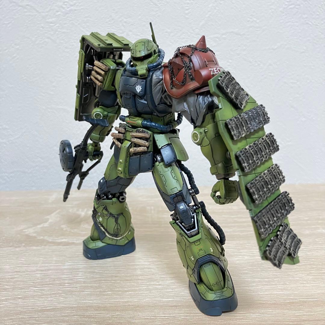 hg ザクⅡ F型 ソラリ機 ルショーン機 チャブス機 ケイル機