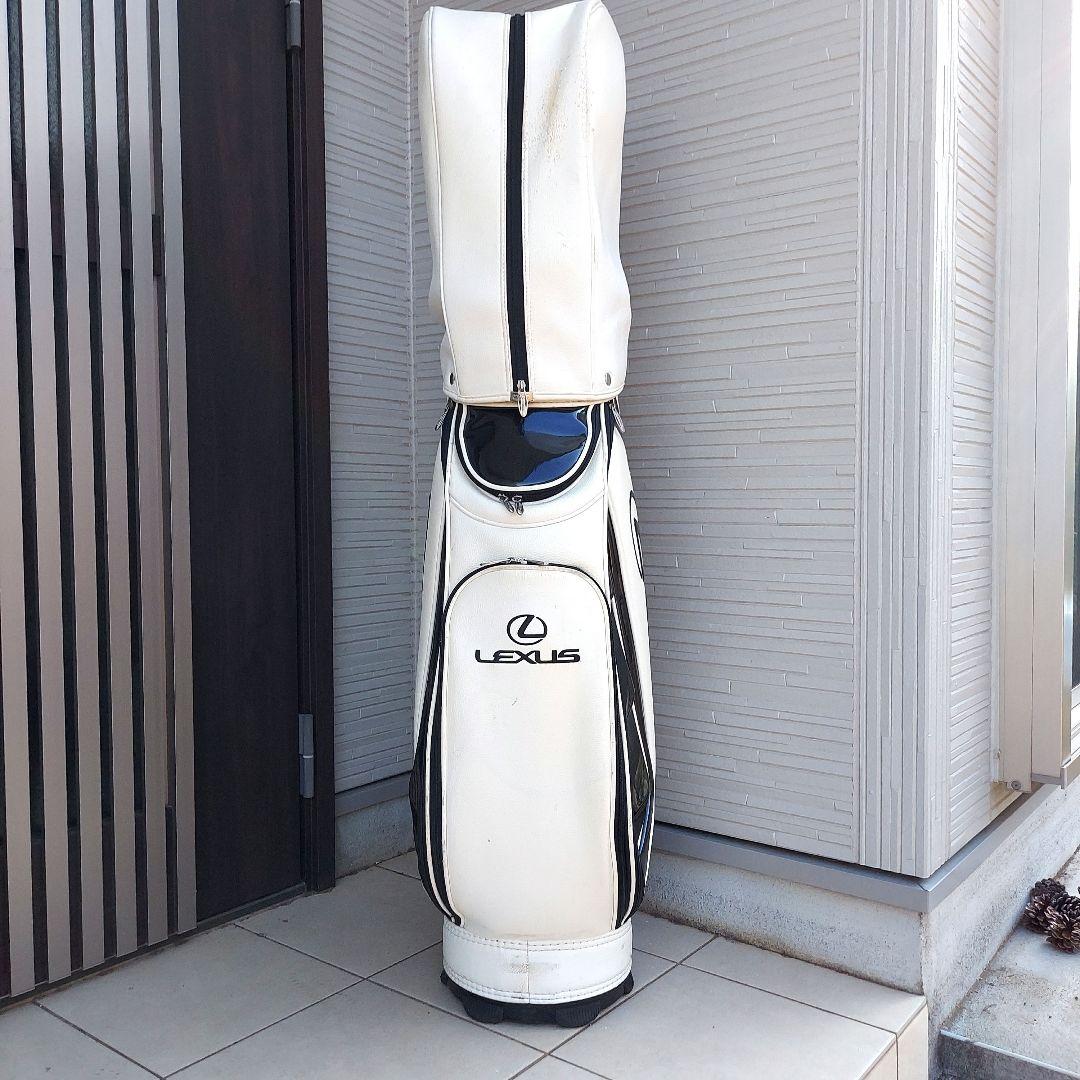 Lexus キャディバッグ ホワイト ブラック