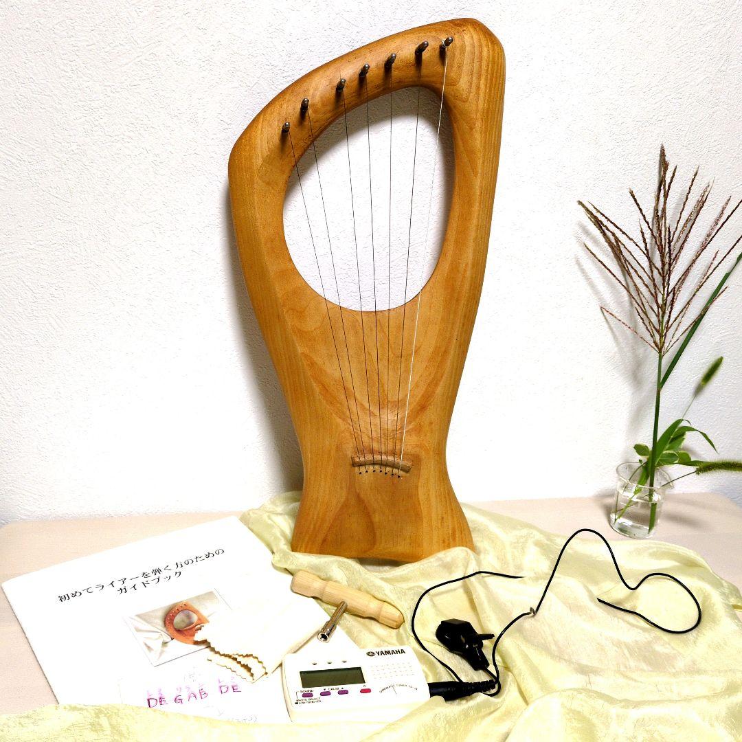 キンダーハープ　初心者用４点セットハンドメイド