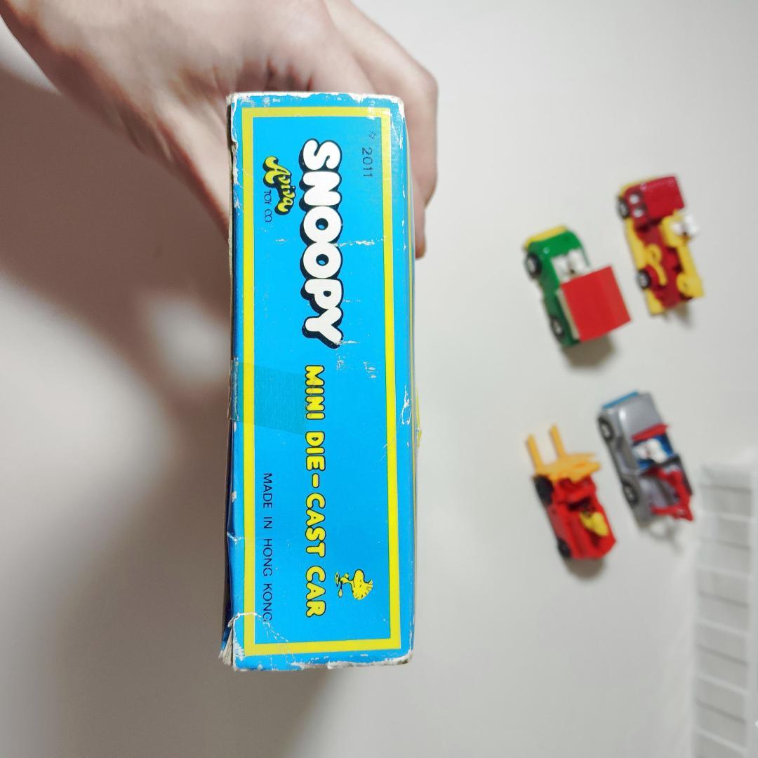レア　Snoopy ミニダイキャストカー 4台セット　スヌーピー　アメトイ