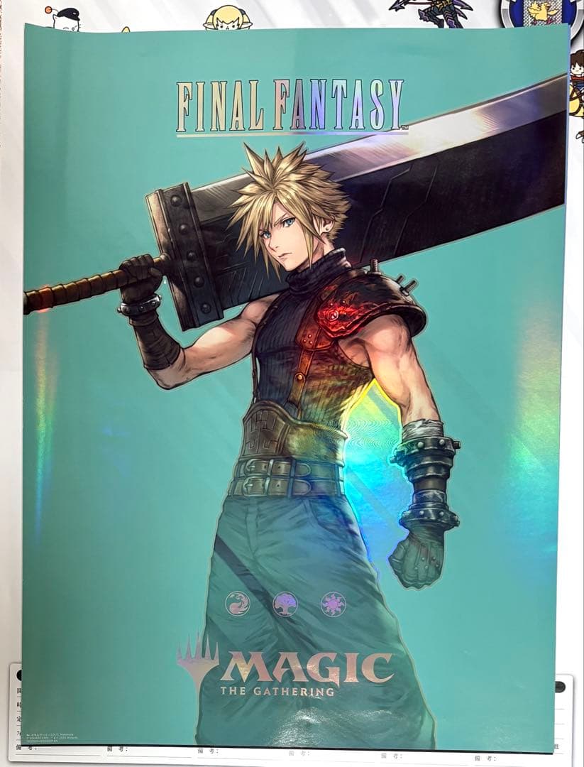 d*3様 MTG ファイナルファンタジーポスター5枚セット 非売品 おまけ付き