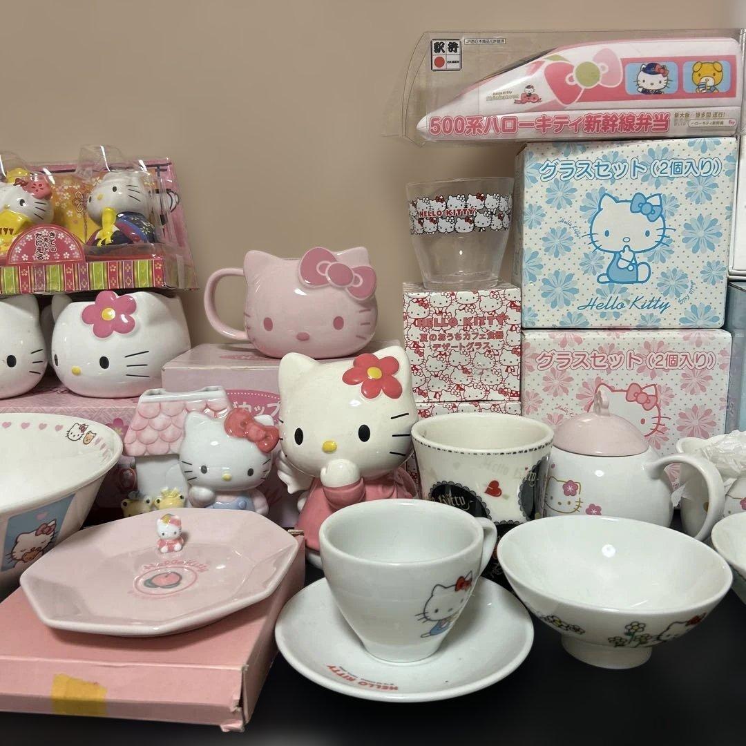 キティ　食器　陶器　グラス　等　まとめて　セット　サンリオ