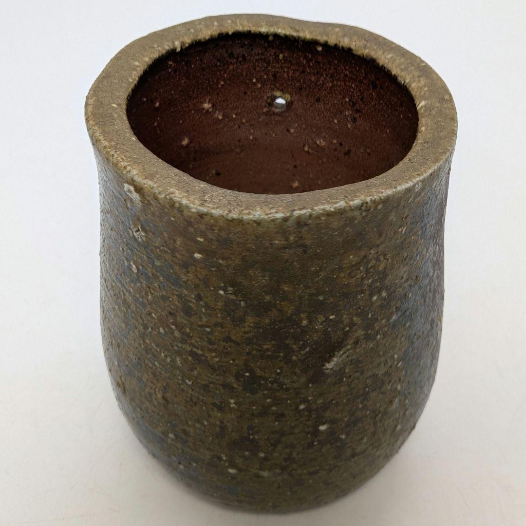 人間国宝 藤原雄 備前焼 掛花入 合箱栞 花器 フラワーベース 花瓶 花生 抹茶