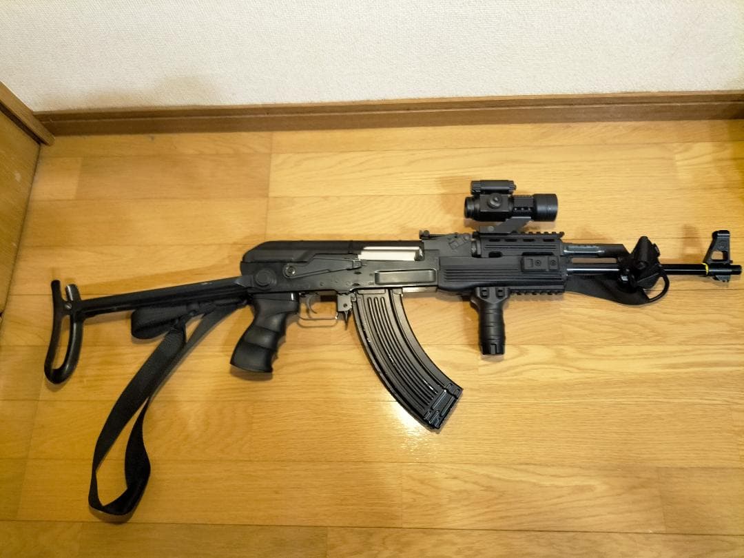 東京マルイAK-47S　外装カスタム　付属品あり