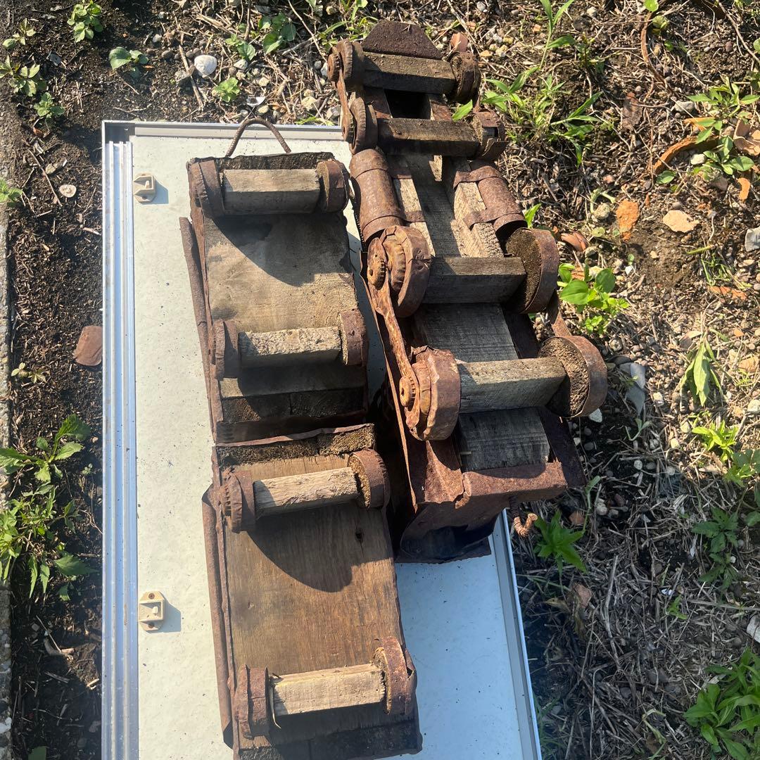 アンティーク　蒸気機関車　炭水車✖️2付　大