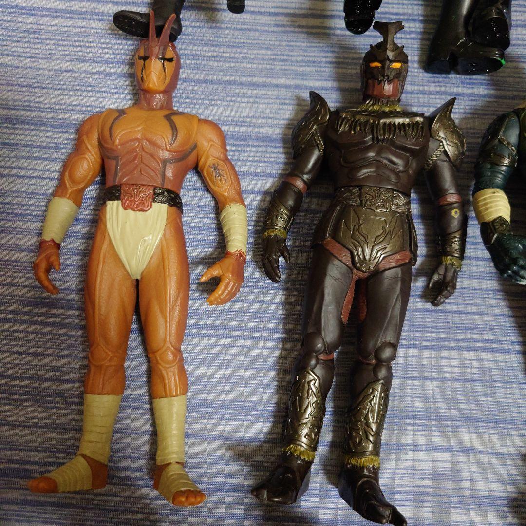 仮面ライダー　ソフビ　まとめ売り　昭和　怪人　ショッカー　約17cm　フィギュア