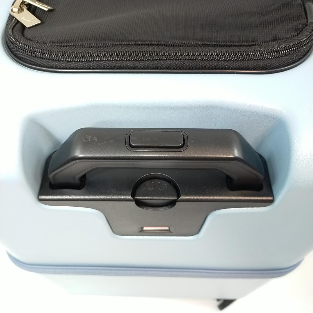 美品 ペットキャリー スーツケースタイプ ペチコ Mサイズ ブルー 3001-M