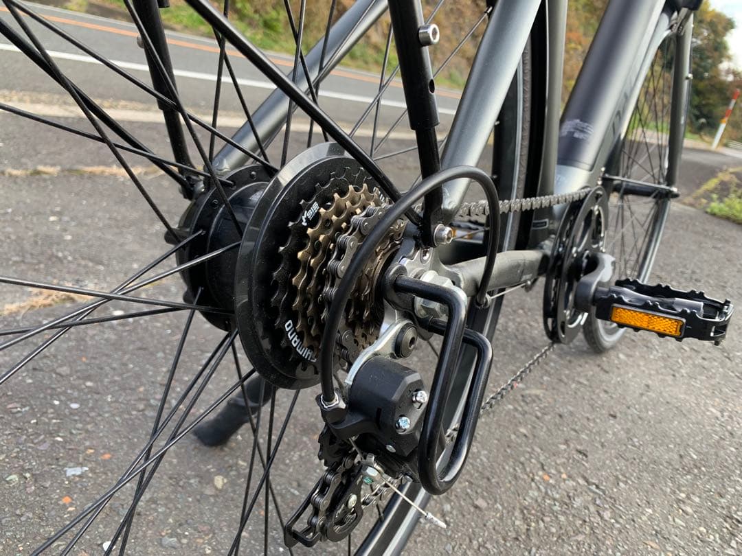 【新品】送料無料BUILTIN電動アシスト自転車36V9.6Ah 7速動作確認済