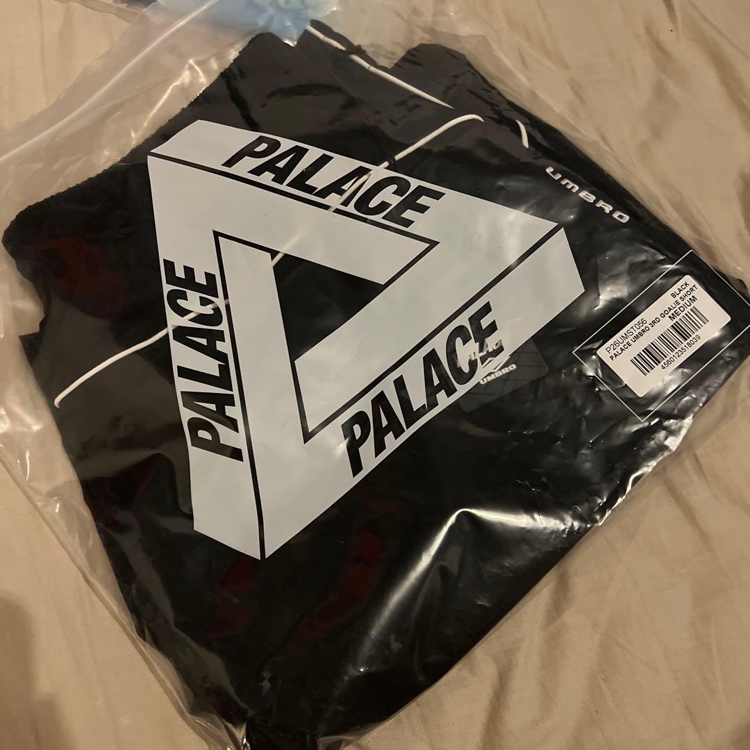 黒M palace umbro shorts アンブロ　パレス　ショートパンツ