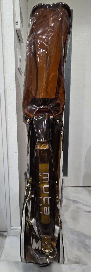 muta ブラウン キャディバッグ(クリア)