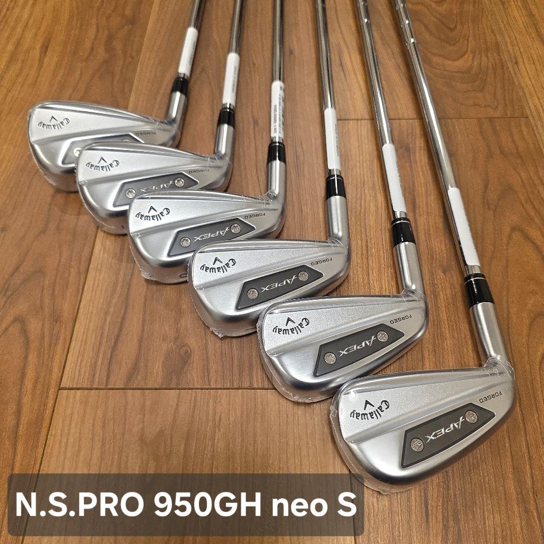 【新品未使用 レフティ】キャロウェイ APEX Ai200 アイアン 6本セット