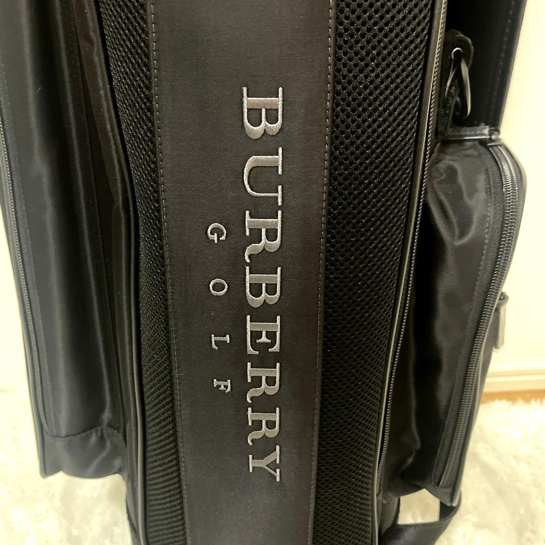 未使用級✨希少✨BURBERRY GOLF キャディバッグ 黒 フルセット
