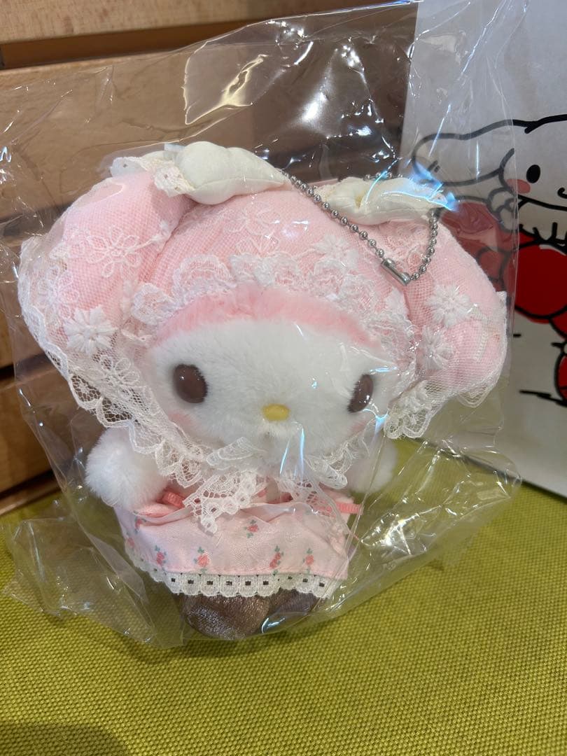 マイメロディ マスコット キーホルダー フォレストレース デザイン ぬいぐるみ