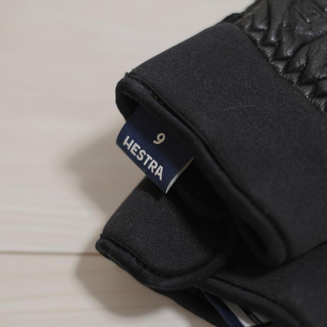 Hestra へストラ オムニ ゴアテックス フルレザー ブラック size9