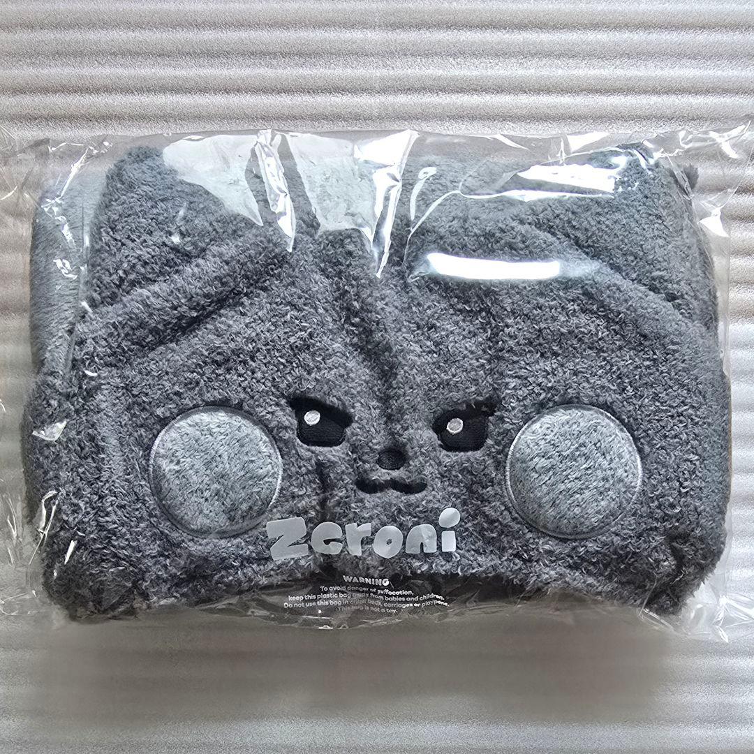 ゆき様用 ジウン ウンニニ フード付き ブランケット ぬいぐるみバッグセット