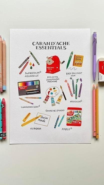 【新品未使用】CARAN D'ACHE LUMINANCE6901 40色セット