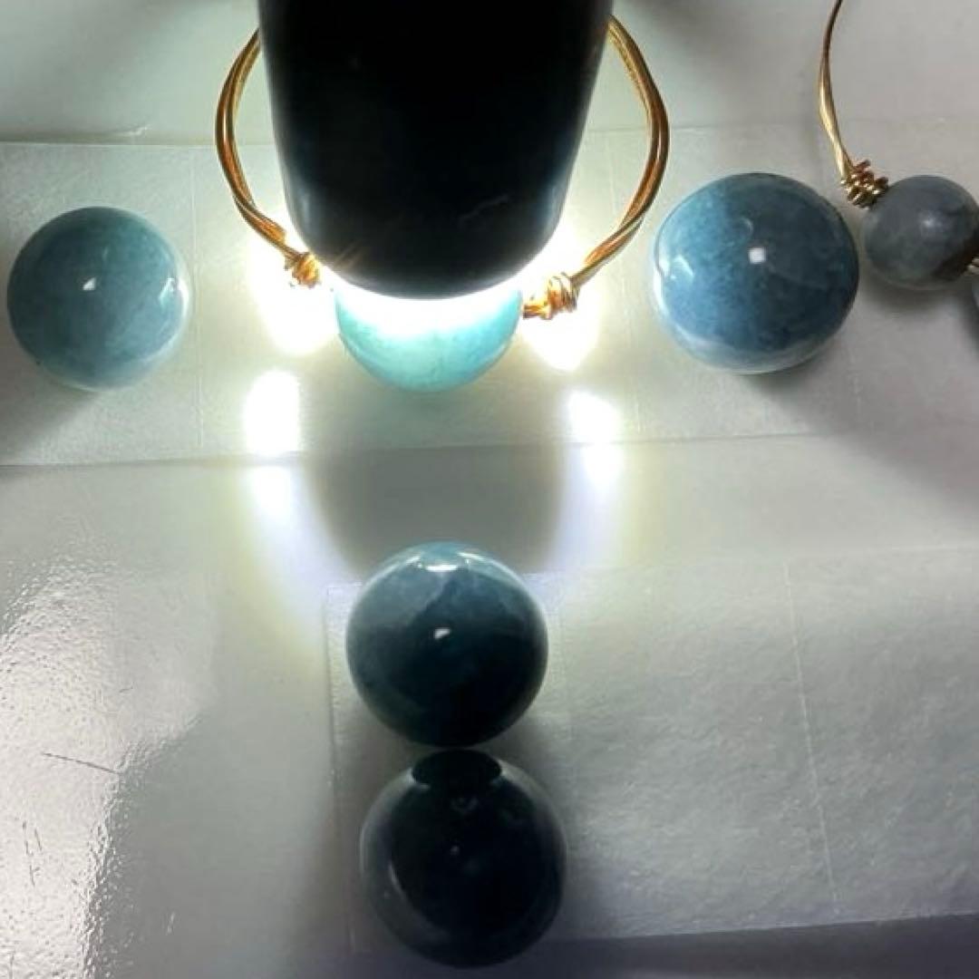 【専用】コン沢翡翠の珠　3珠　その2