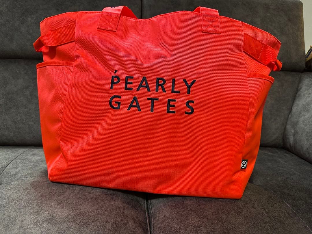 PEARLY GATES オレンジ トートバッグ