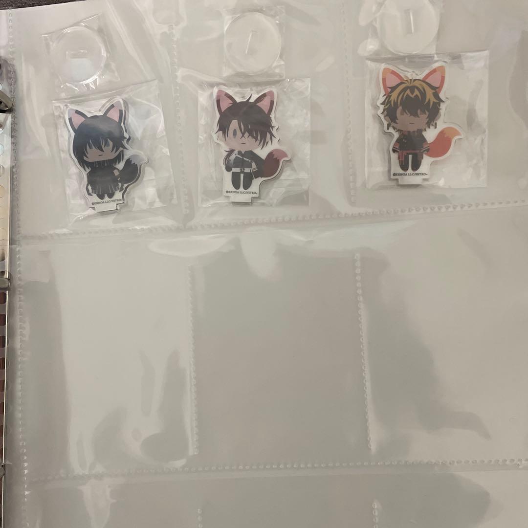 刀剣乱舞の日本刀と未来展　御供散歩きつね　ミニアクリルスタド　コンプリートセット