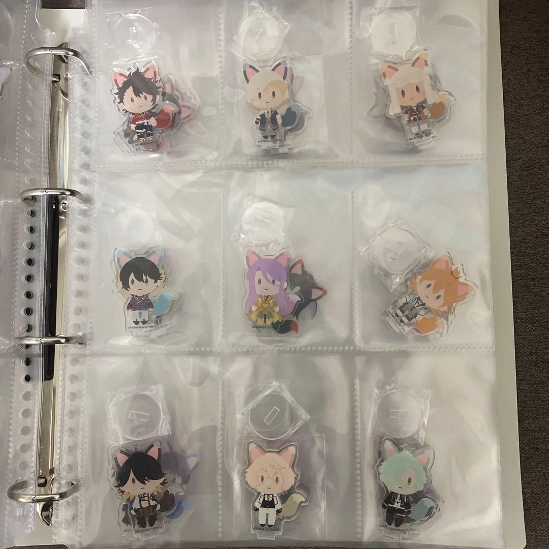 刀剣乱舞の日本刀と未来展　御供散歩きつね　ミニアクリルスタド　コンプリートセット