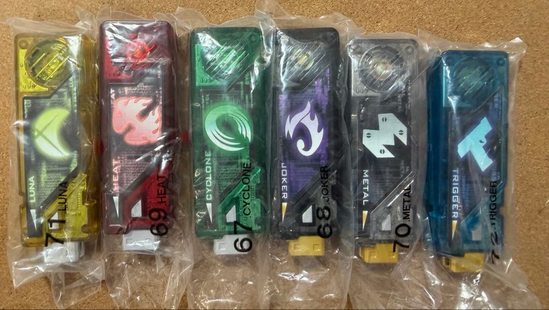 仮面ライダーW ガイアメモリコンプリートセレクション　ガイアメモリ6種