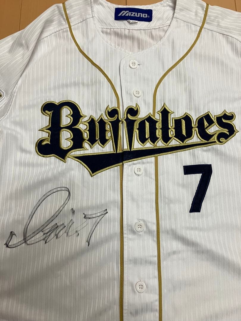 糸井嘉男　直筆サイン　ユニフォーム　オリックスバファローズ　阪神タイガース　L