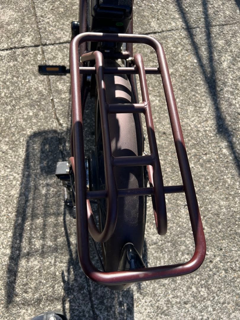 air bike 20インチ　電動アシスト自転車 ブラウン 前面バスケット