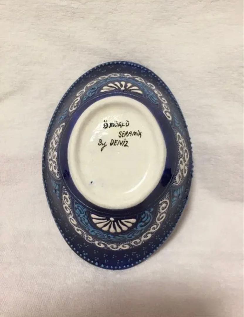 トルコ　陶器皿