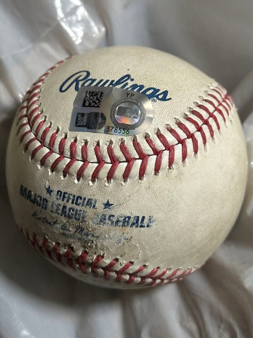 2025年 ドジャース戦 実使用球 キケ ヘルナンデス　ゴア　ファール