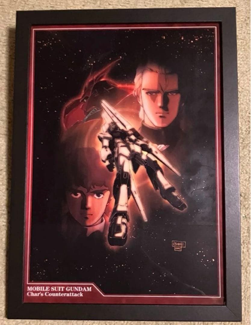 機動戦士ガンダム 逆襲のシャア アムロ＆シャア 額装品 ビジュアルアートパネル