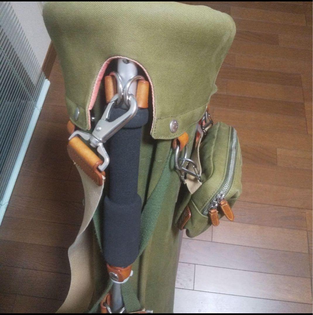 木の庄帆布スタンドキャディバック　2018年限定　×ミズノフレームウォーカー