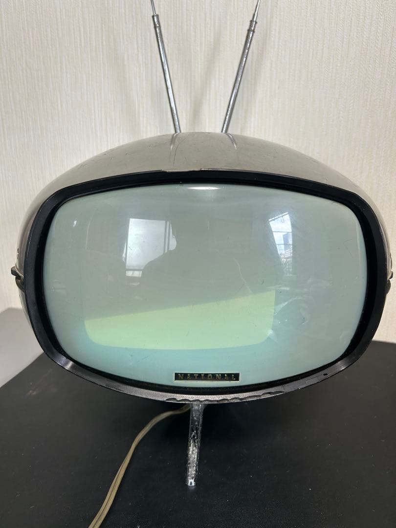 名作 スペースエイジ TV　ナショナルTR-603A レトロ　ミッドセンチュリー