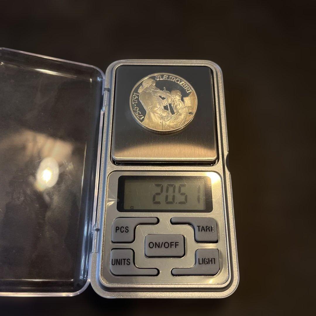 オーストリア 100シリング銀貨 1991年ザルツブルク記念 純銀