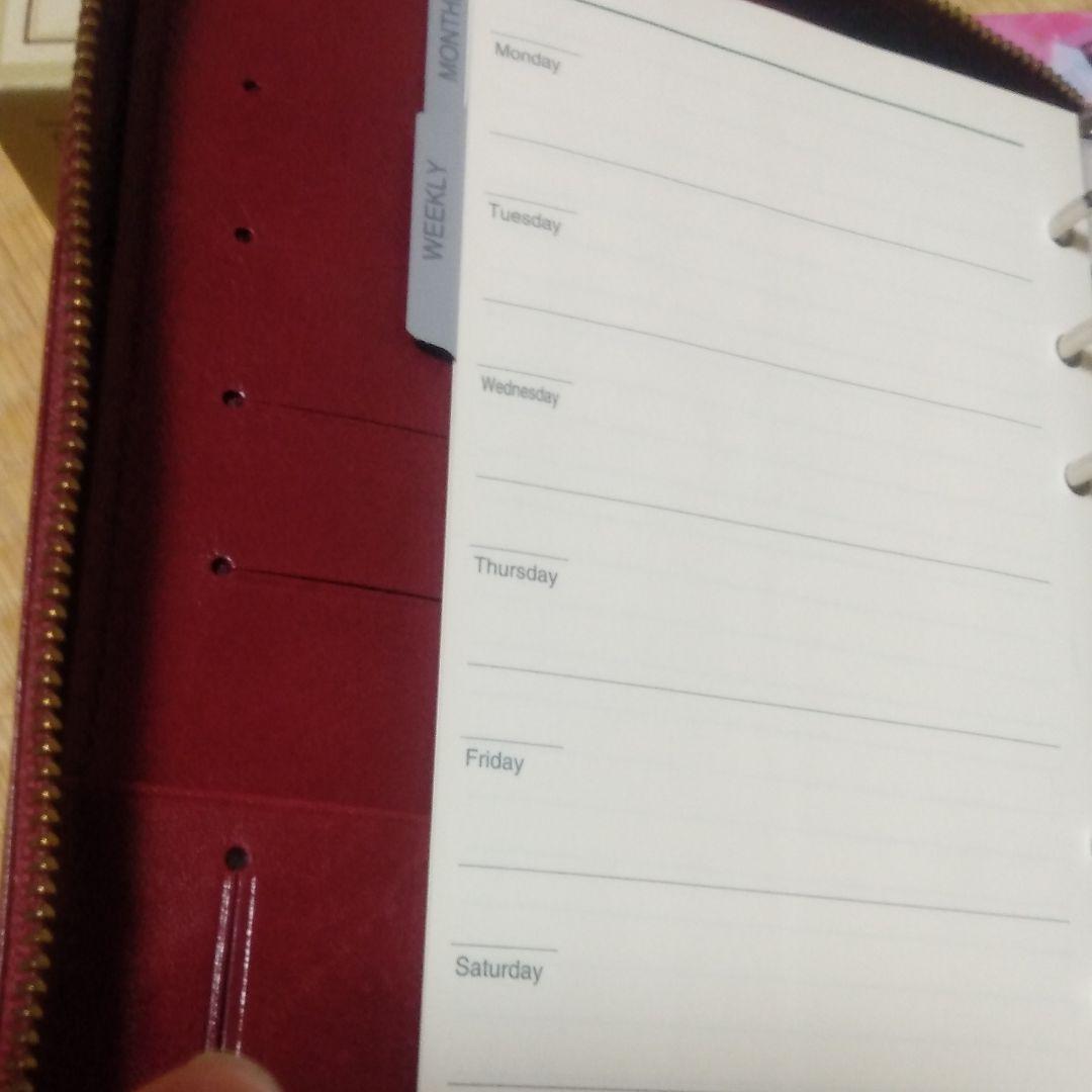 再値下げしました！システムバインダー　ダヴィンチ　中身つき